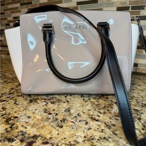 Michael Kors Satchel - Black and Cream